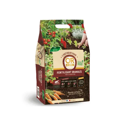 Or Brun - L'Authentique fertilisant granulé d'Or Brun