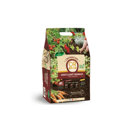 Or Brun - L'Authentique fertilisant granulé d'Or Brun